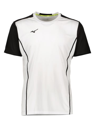 Mizuno Functioneel shirt "Hex Rect" wit/zwart