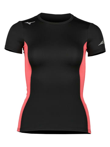 Mizuno Functioneel shirt "Virtual Body G2" zwart/koraalrood