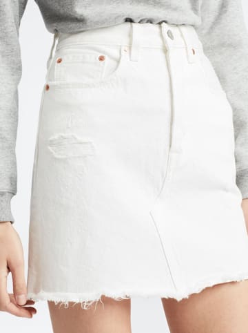 Levi's Spódnica dżinsowa w kolorze białym