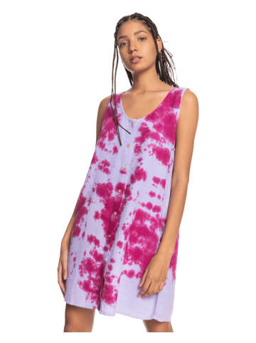 Quicksilver Sukienka "Summerside" w kolorze fioletowo-różowym