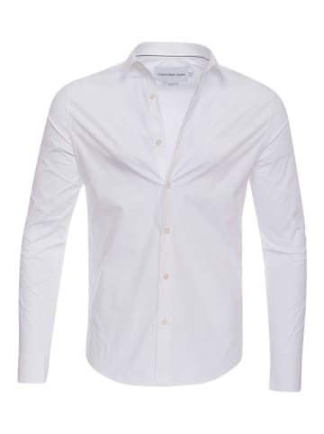 CALVIN KLEIN JEANS Hemd - Slim fit - in Weiß