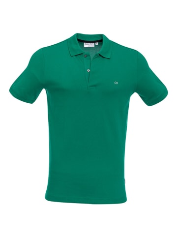 Calvin Klein Koszulka polo w kolorze zielonym