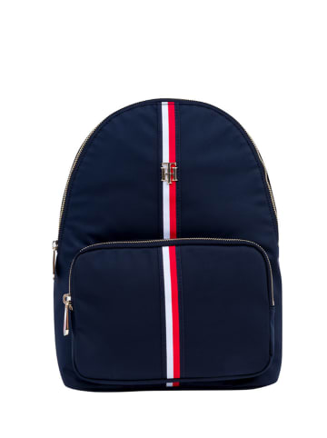 Tommy Hilfiger Rugzak "Poppy Backpack Corp" donkerblauw - (B)25 x (H)35 x (D)11,5 cm