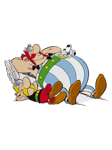 Folkifreckles Deurmat "Asterix Nap" wit/meerkleurig - (B)100 x (H)80 cm