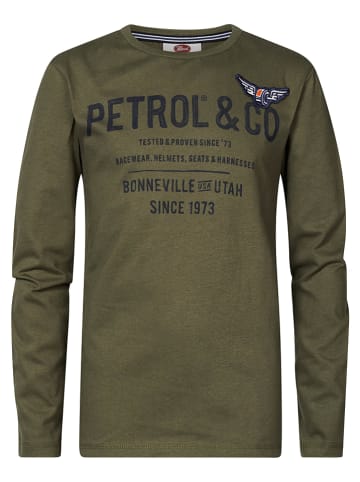 Petrol Industries Koszulka w kolorze khaki