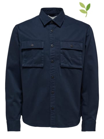SELECTED HOMME Blouse donkerblauw