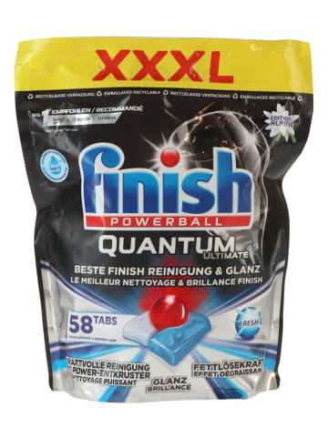 Finish Spülmaschinentabs "Finish Quantum Ultimate", 58 Stück/725 g