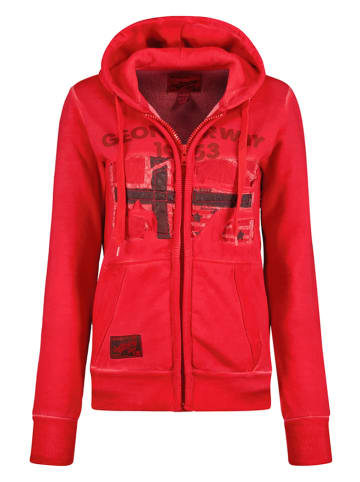 Geographical Norway Sweatjacke in Rot