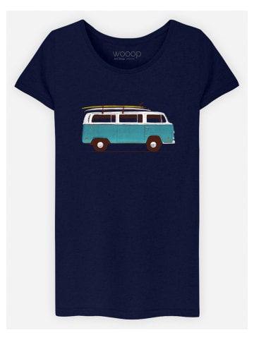 WOOOP Shirt "Blue Van" donkerblauw