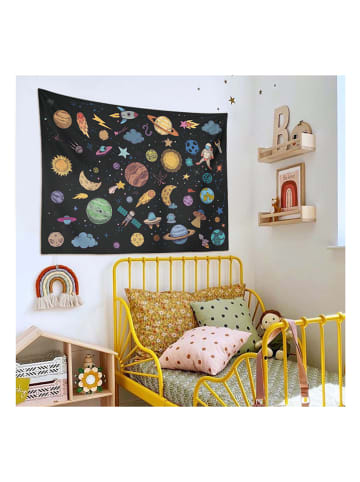 Woody Kids Wandobject "Child's Space" donkerblauw - (L)130 x (B)100 cm