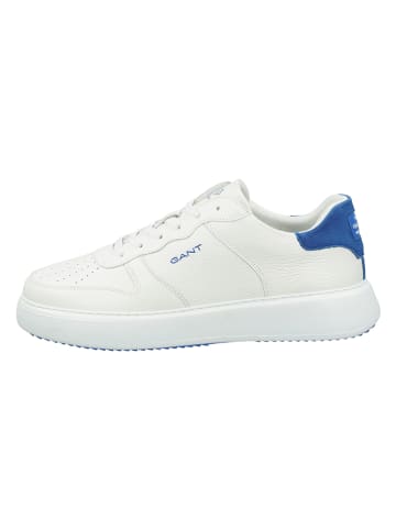 GANT Footwear Leren sneakers "Palbro" wit/blauw