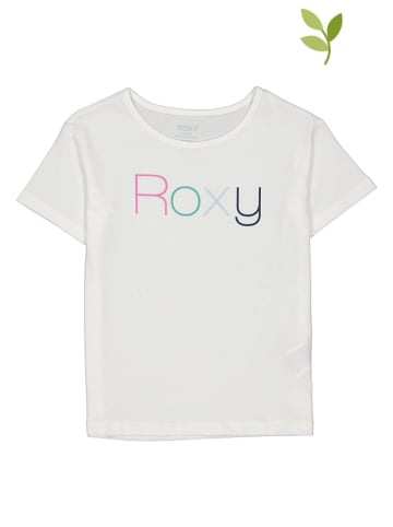 Roxy Koszulka "Day And Night" w kolorze białym
