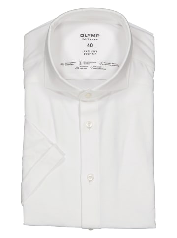OLYMP Koszula "Level 5" - Body fit - w kolorze białym