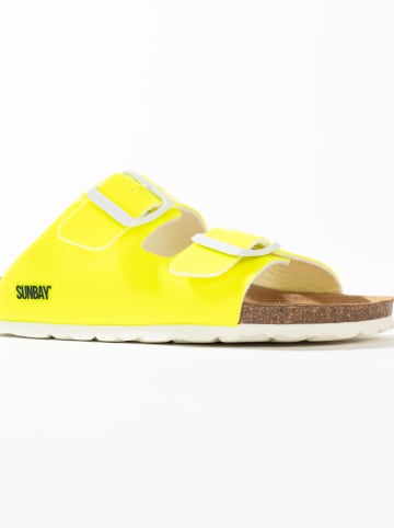 Sunbay Slippers "Trefle" geel