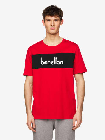 Benetton Koszulka w kolorze czerwonym