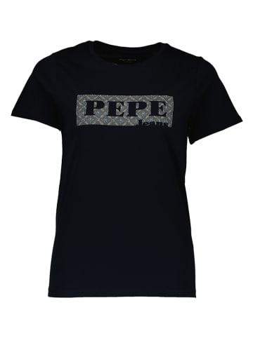 Pepe Jeans Koszulka "Vicky" w kolorze czarnym