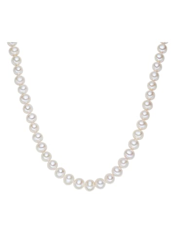 The Pacific Pearl Company Naszyjnik perłowy w kolorze białym - dł. 55 cm