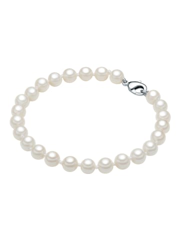 The Pacific Pearl Company Bransoletka perłowa w kolorze białym