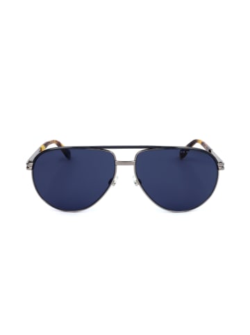 Marc Jacobs Męskie okulary przeciwsłoneczne w kolorze srebrno-niebiesko-jasnobrązowym