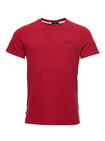 Superdry T-shirt "OL Vintage EMB" w kolorze czerwonym