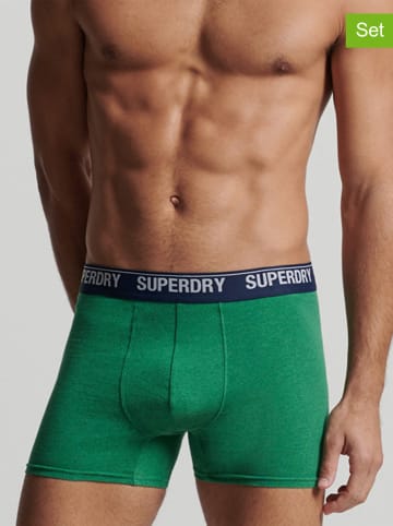 Superdry 3-delige set: boxershorts groen