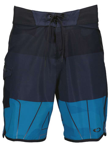 Oakley Zwemshort "19 Inches Block Color" donkerblauw/blauw