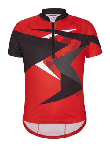 Ziener Koszulka kolarska "Nankei" w kolorze czerwonym