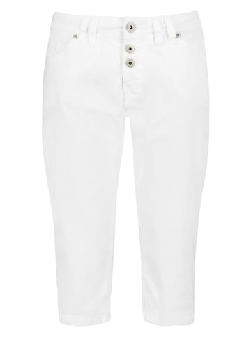Stitch & Soul Spodnie capri w kolorze białym