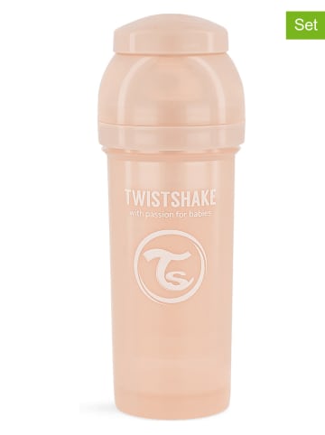 Twistshake 8-delige mengset voor babyvoeding beige - 260 ml