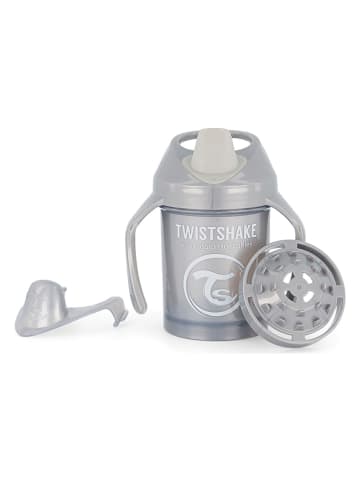 Twistshake Drinkleerfles grijs - 230 ml