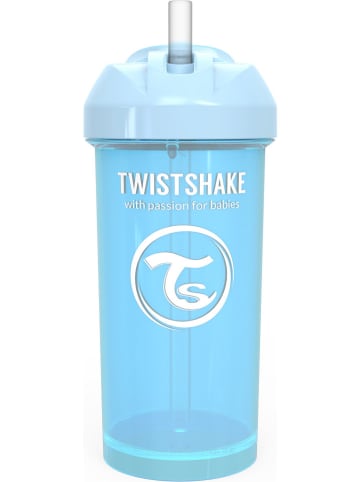 Twistshake Leerdrinkfles blauw - 360 ml