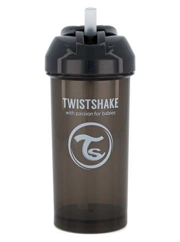 Twistshake Drinkleerfles zwart - 360 ml