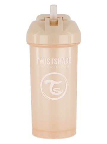Twistshake Drinkleerfles beige - 360 ml