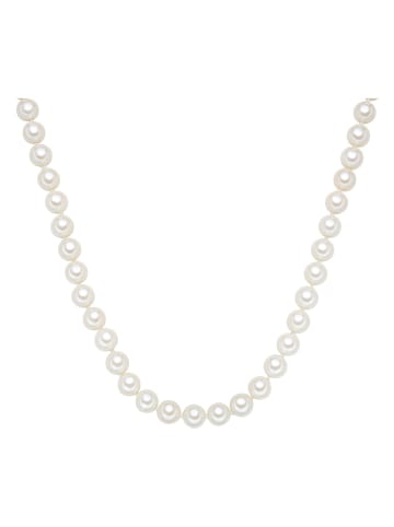 The Pacific Pearl Company Parelketting wit - (L)40 cm