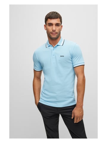 Hugo Boss Koszulka polo w kolorze błękitnym