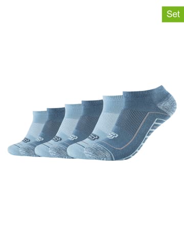 Skechers Skarpety (6 par) w kolorze niebiesko-błękitnym