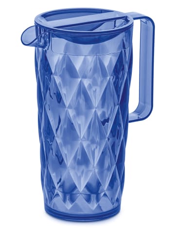Koziol Karafka "Crystal" w kolorze niebieskim - 1,6 l