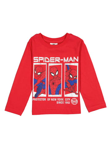 Spiderman Koszulka "Spiderman" w kolorze czerwonym