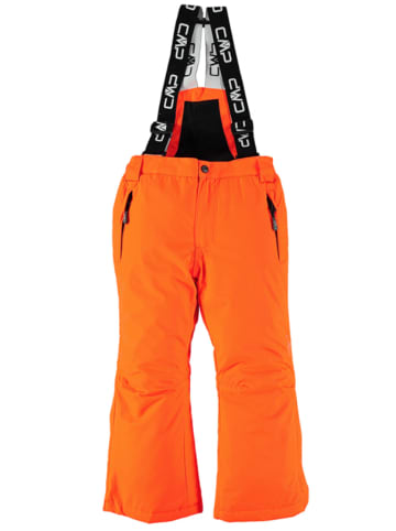 CMP Spodnie narciarskie w kolorze jaskrawopomarańczowym