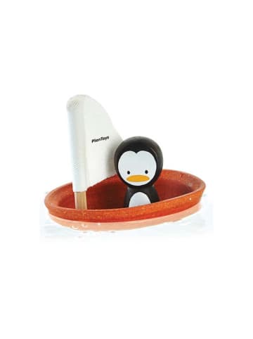 Plan Toys Zabawka do kąpieli "Żaglówka z pingwinem" - 2+