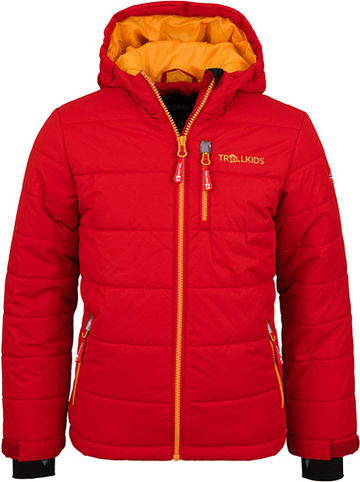Trollkids Ski-/snowboardjas "Hemsedal" rood/oranje