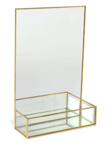 Deco Lorrie Spiegel goudkleurig - (B)20 x (H)30 x (D)7,5 cm