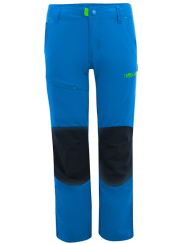 Trollkids Spodnie trekkingowe "Hammerfest" w kolorze niebieskim