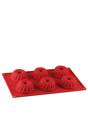 Dr. Oetker Siliconen mini-tulbandvorm "Flexxibel" rood - (L)30 x (B)17,5 cm