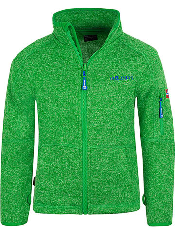 Trollkids Fleece vest "Jondalen" groen