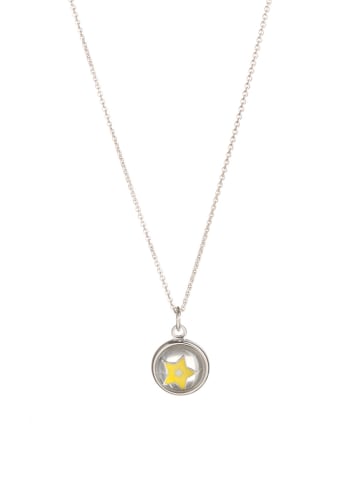 Herzengel Silber-Halskette "Stern" mit Anhänger - (L)37 cm