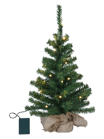 Best Season Decoratieve ledboom "Jute" groen - (H)60 cm