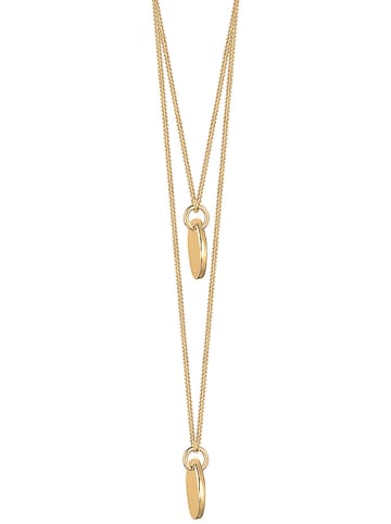 Elli Vergold. Halskette mit Anhängern - (L)45 cm