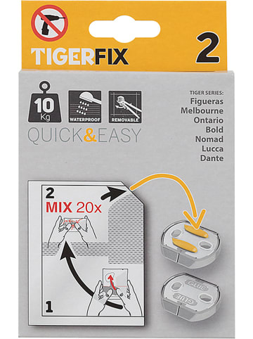 Tiger Zelfklevende montageset "Tigerfix Type 2"