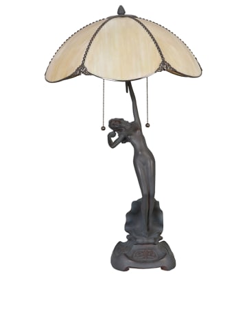 LumiLamp Tafellamp beige - (H)70 cm